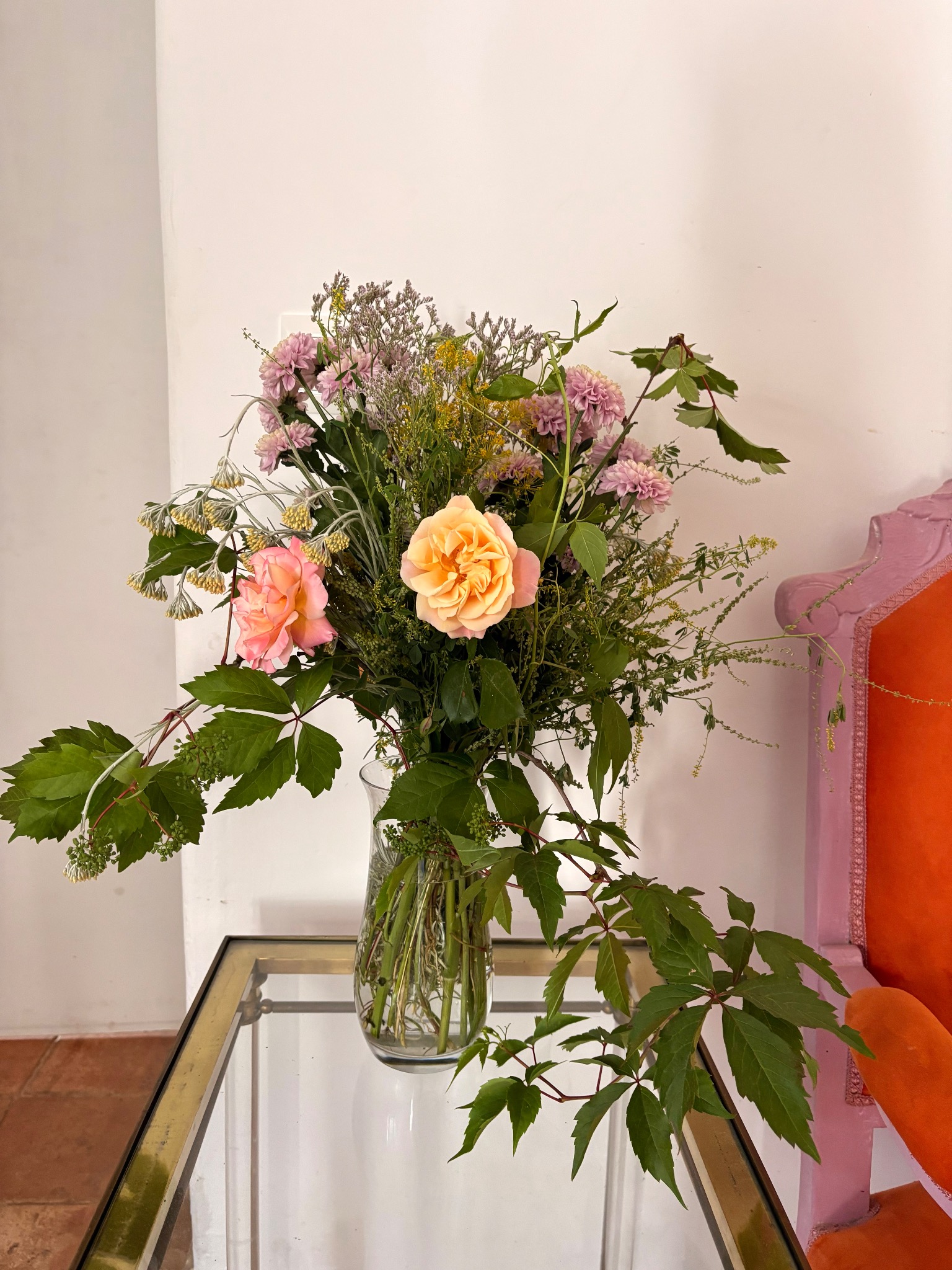 Detalle ramo Filipéndula